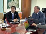 La Agencia Espacial del Paraguay recibió la visita oficial del Embajador del Japón Sr. Katsumi Itagaki.